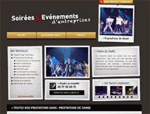 Tablet Screenshot of danse.show-evenementiel.com